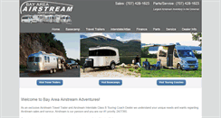 Desktop Screenshot of bayareaairstream.com