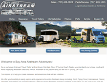 Tablet Screenshot of bayareaairstream.com